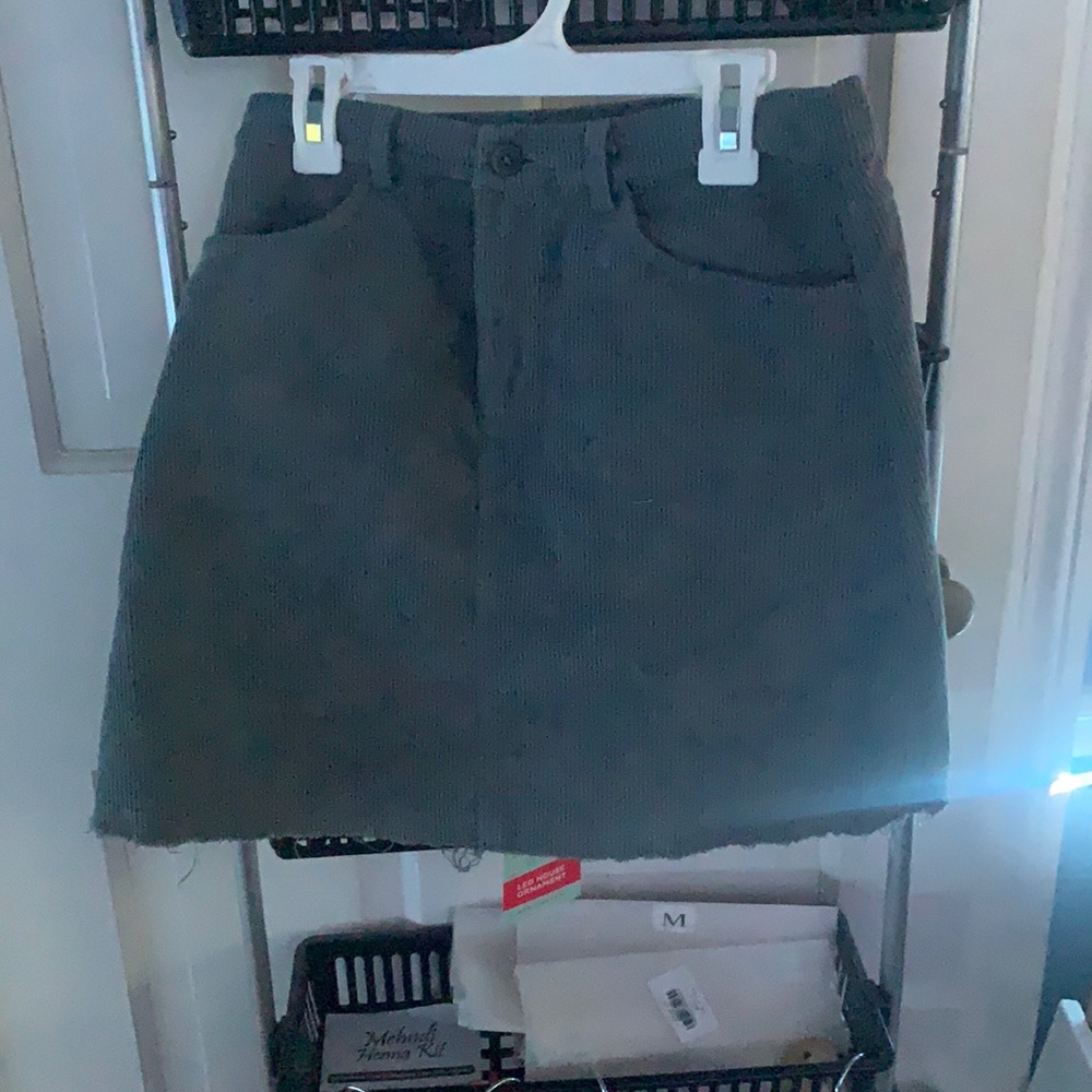 Gray skirt